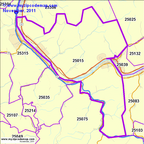 map of 25015