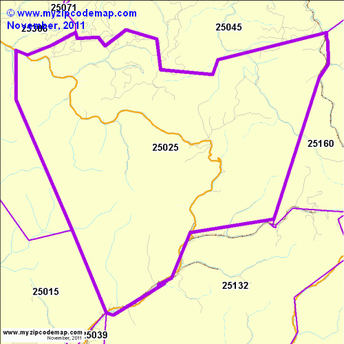map of 25025