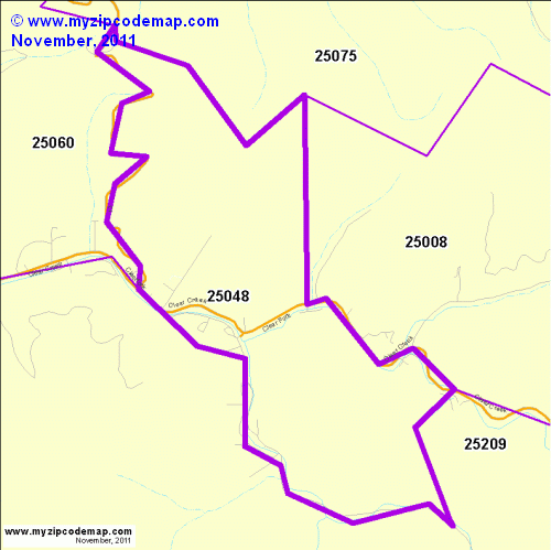 map of 25048