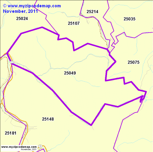 map of 25049