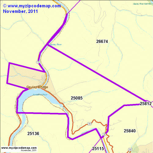 map of 25085