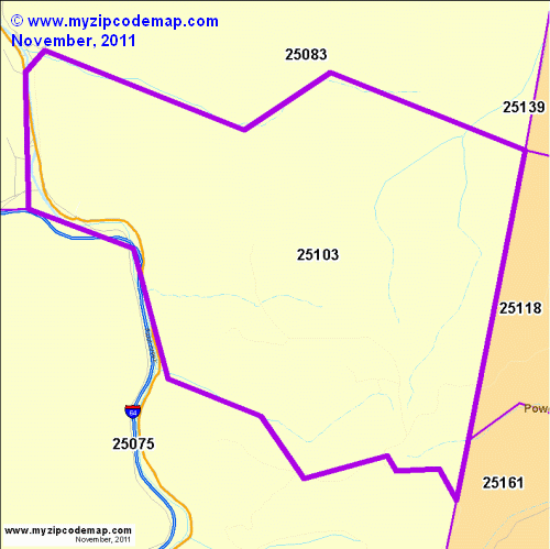 map of 25103