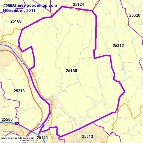 map of 25159