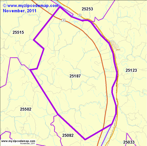 map of 25187