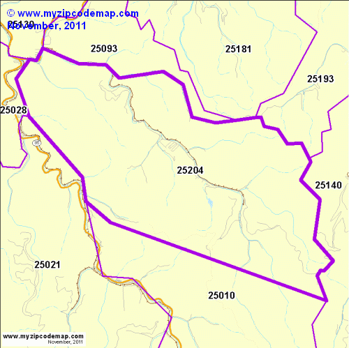 map of 25204