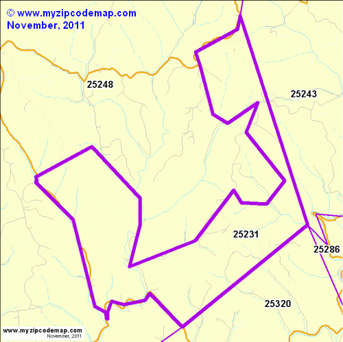 map of 25231