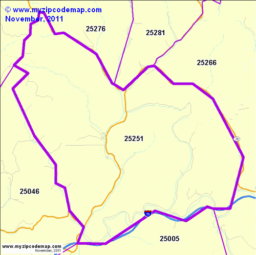map of 25251