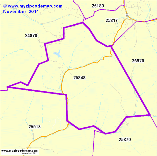 map of 25848