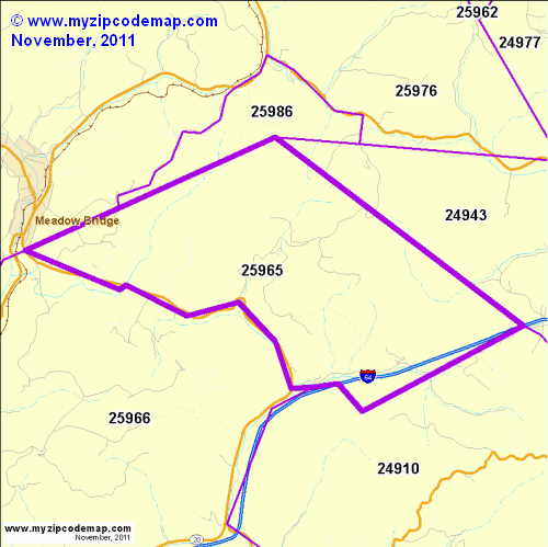 map of 25965