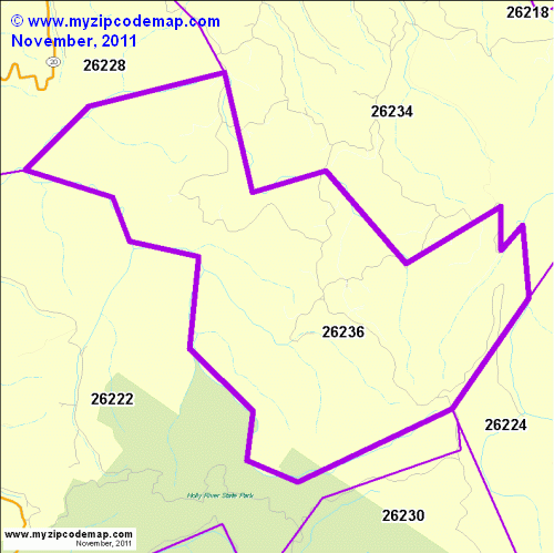 map of 26236