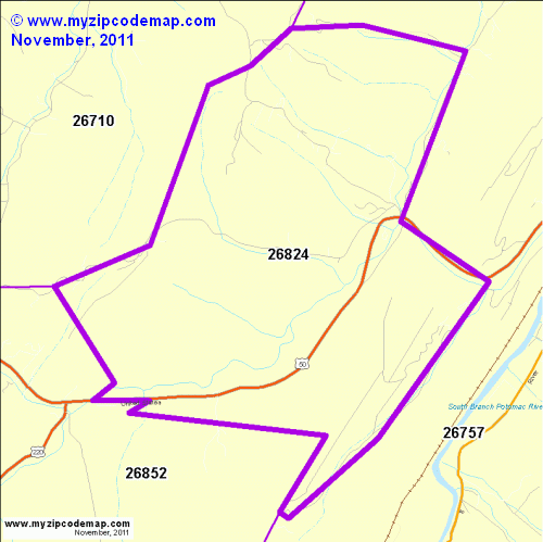 map of 26824