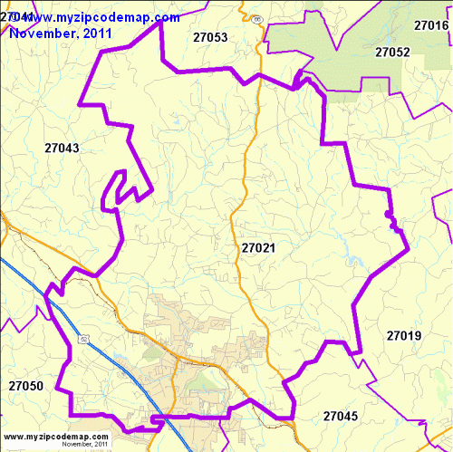 map of 27021