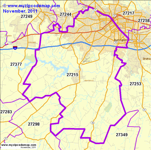 map of 27215