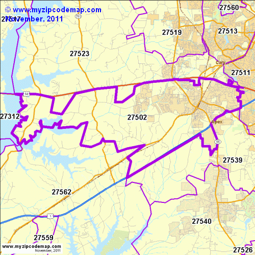map of 27502