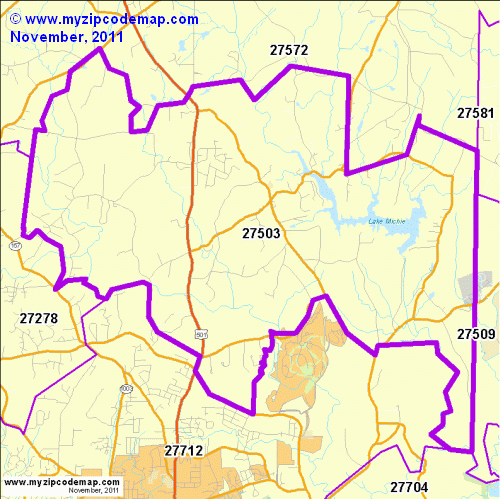 map of 27503