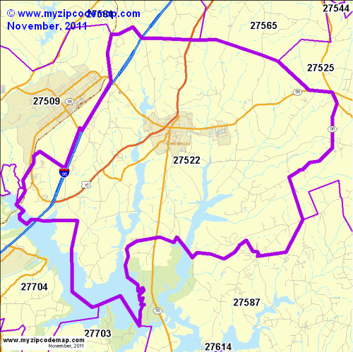 map of 27522