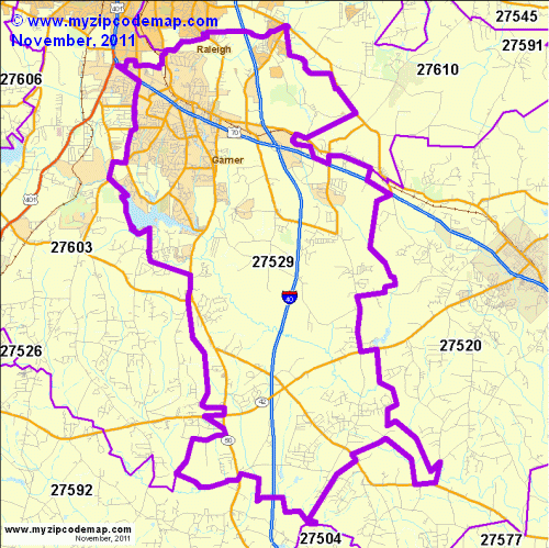 map of 27529