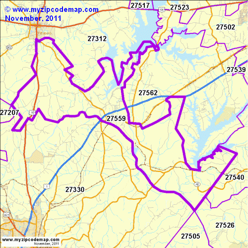 map of 27559