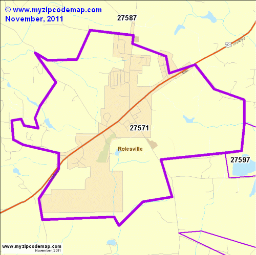 map of 27571