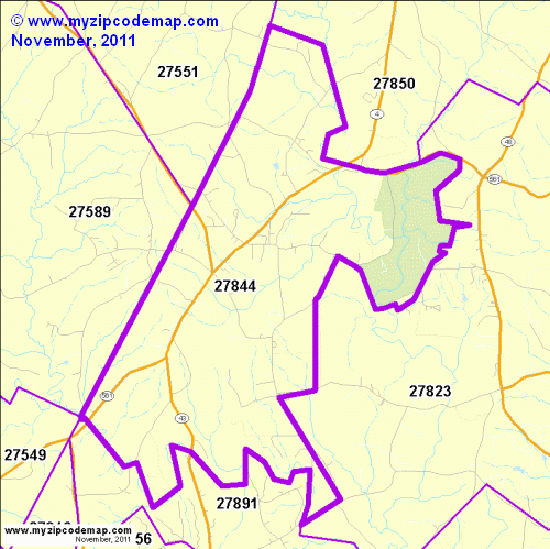 map of 27844