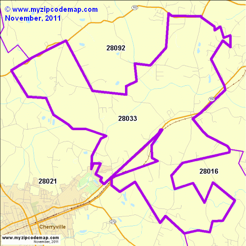 map of 28033