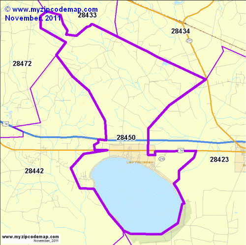 map of 28450