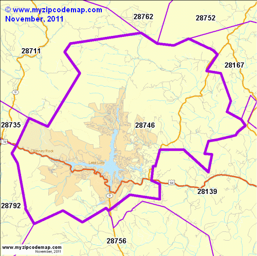 map of 28746