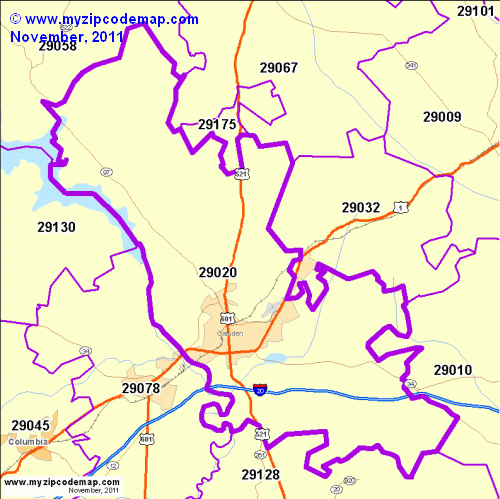 map of 29020