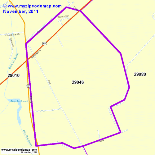 map of 29046