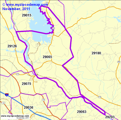 map of 29065