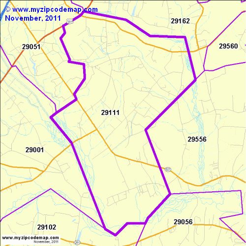 map of 29111