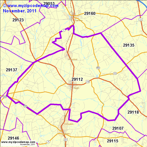 map of 29112