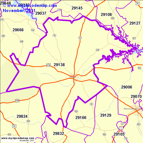 map of 29138