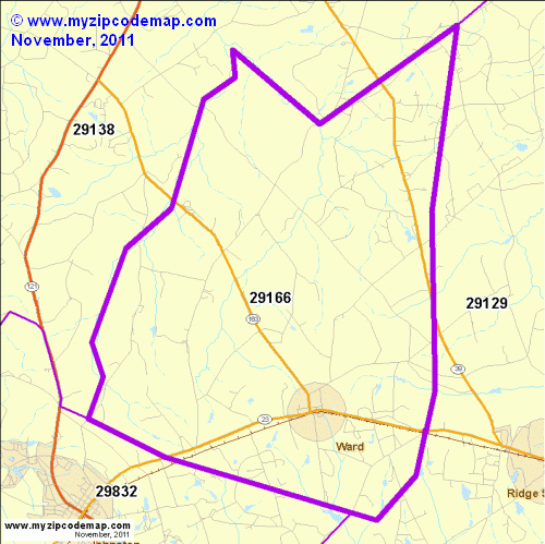 map of 29166
