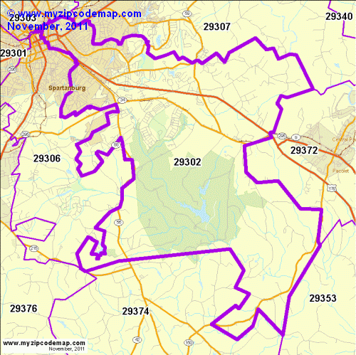 map of 29302