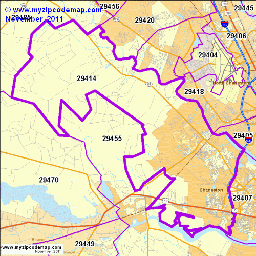 map of 29414