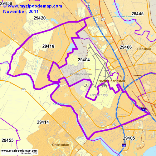 map of 29418