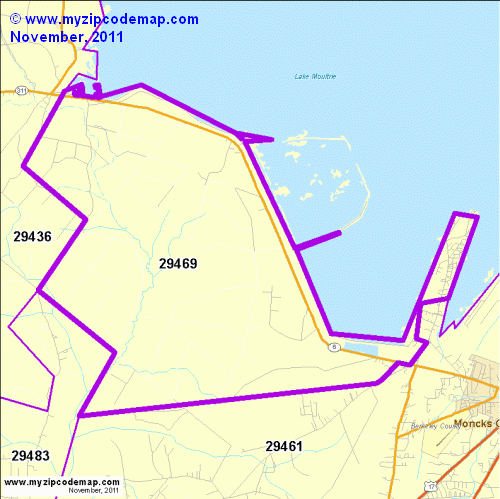 map of 29469