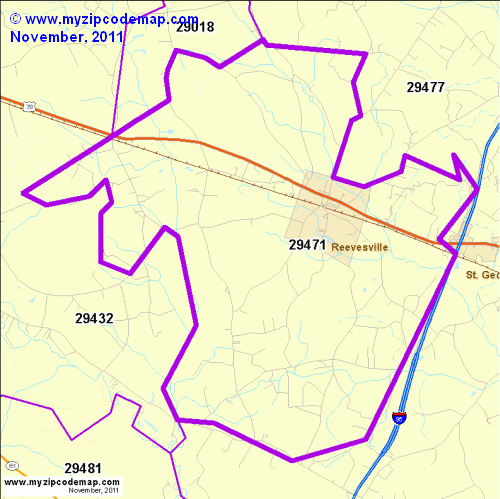 map of 29471