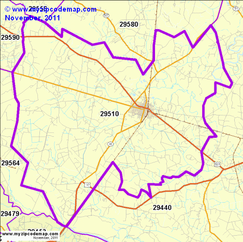 map of 29510
