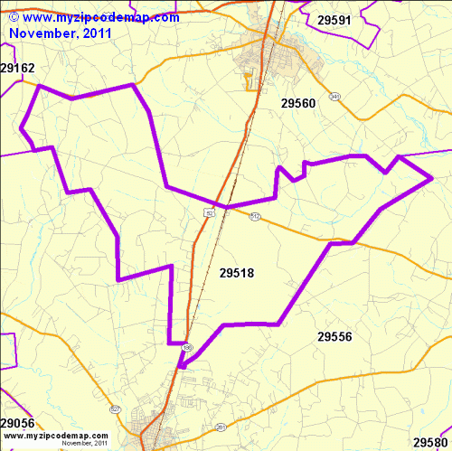 map of 29518