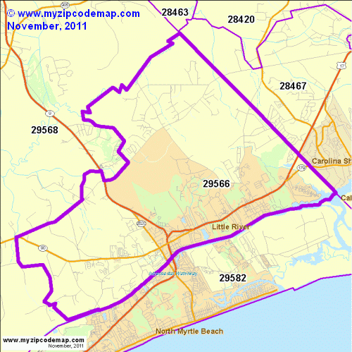 map of 29566
