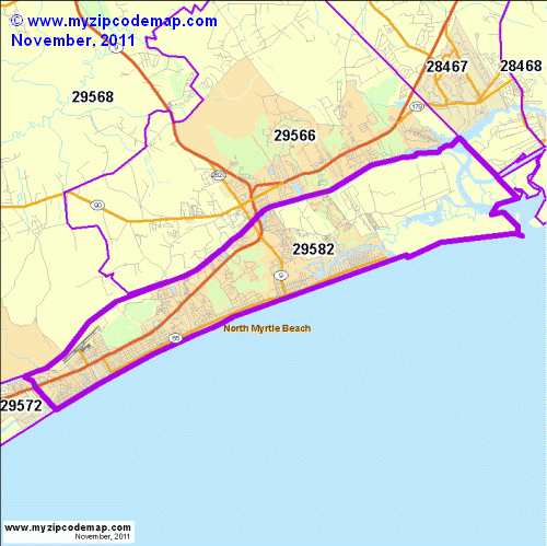 map of 29582