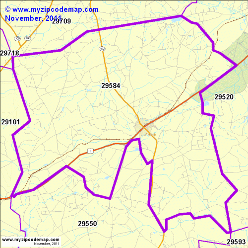 map of 29584