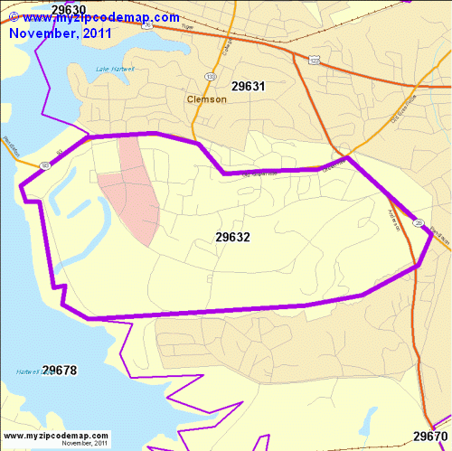 map of 29632