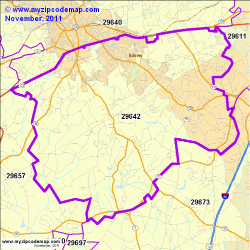 map of 29642