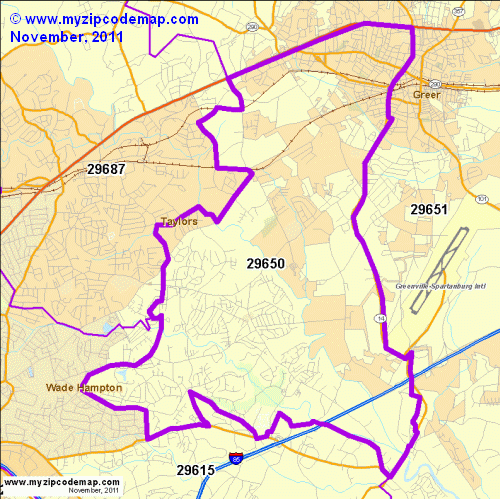 map of 29650