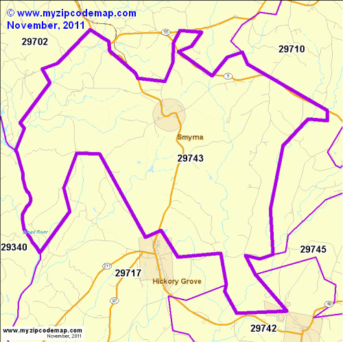 map of 29743