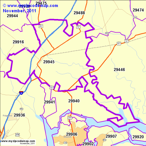 map of 29945