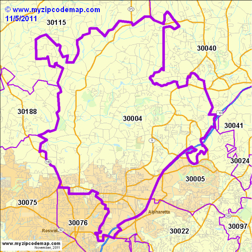 map of 30004